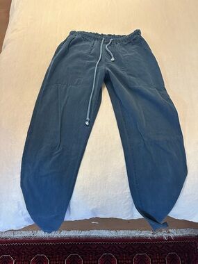 Men's Relaxed Drawstring Pants - Slate Blue